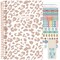 bloom daily planners Undated Soft Cover Planner, 5.5" x 8.25", Tan Leopard